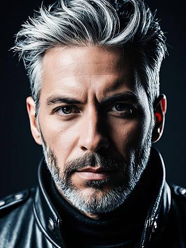 Trendy Modern Fashion Male Headshot