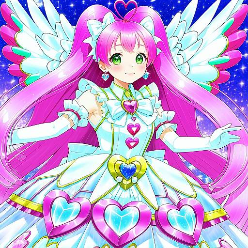 Illustration of Cure prism, hirogaru sky! precure in the style of Eredhen