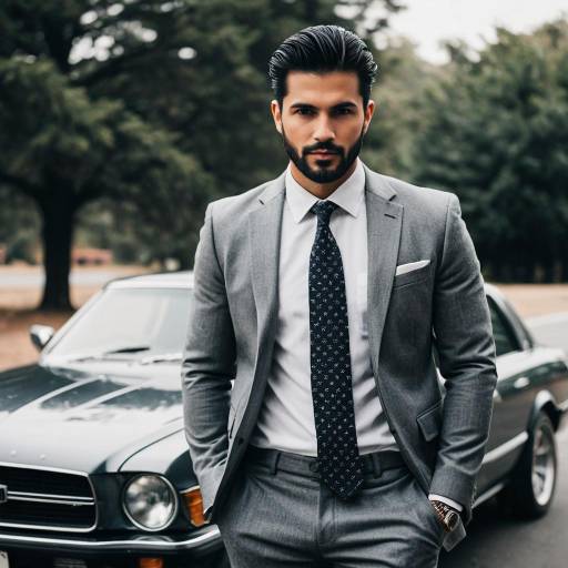 Stylish Mafia Man in Formal Attire