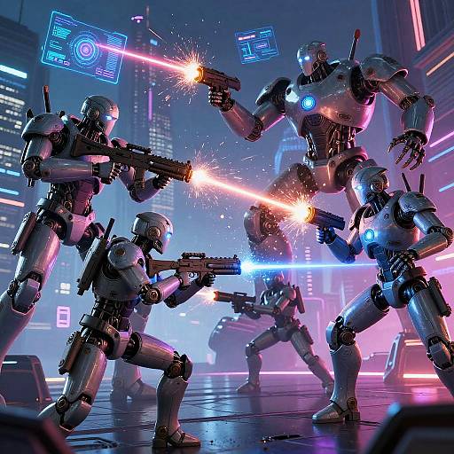 Cybernetic Warriors vs Rogue Robots