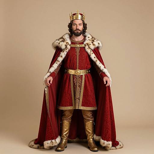 King Herod in Regal Costume