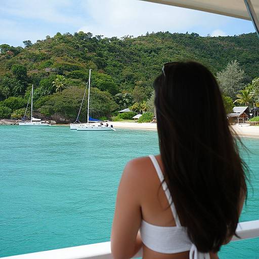 Woman Enjoying Koh Samui Views