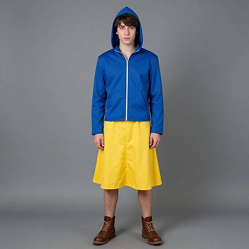 Realistic Funny Double Costume Portrait