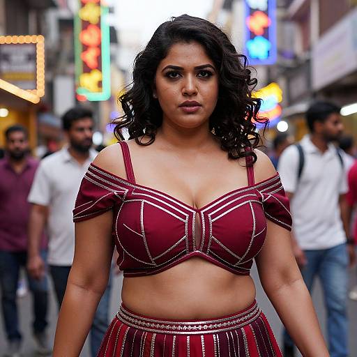 Bold Modern Lehenga Blouse Festival Style