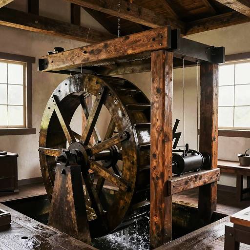 Historic Water Frame Mill Interior