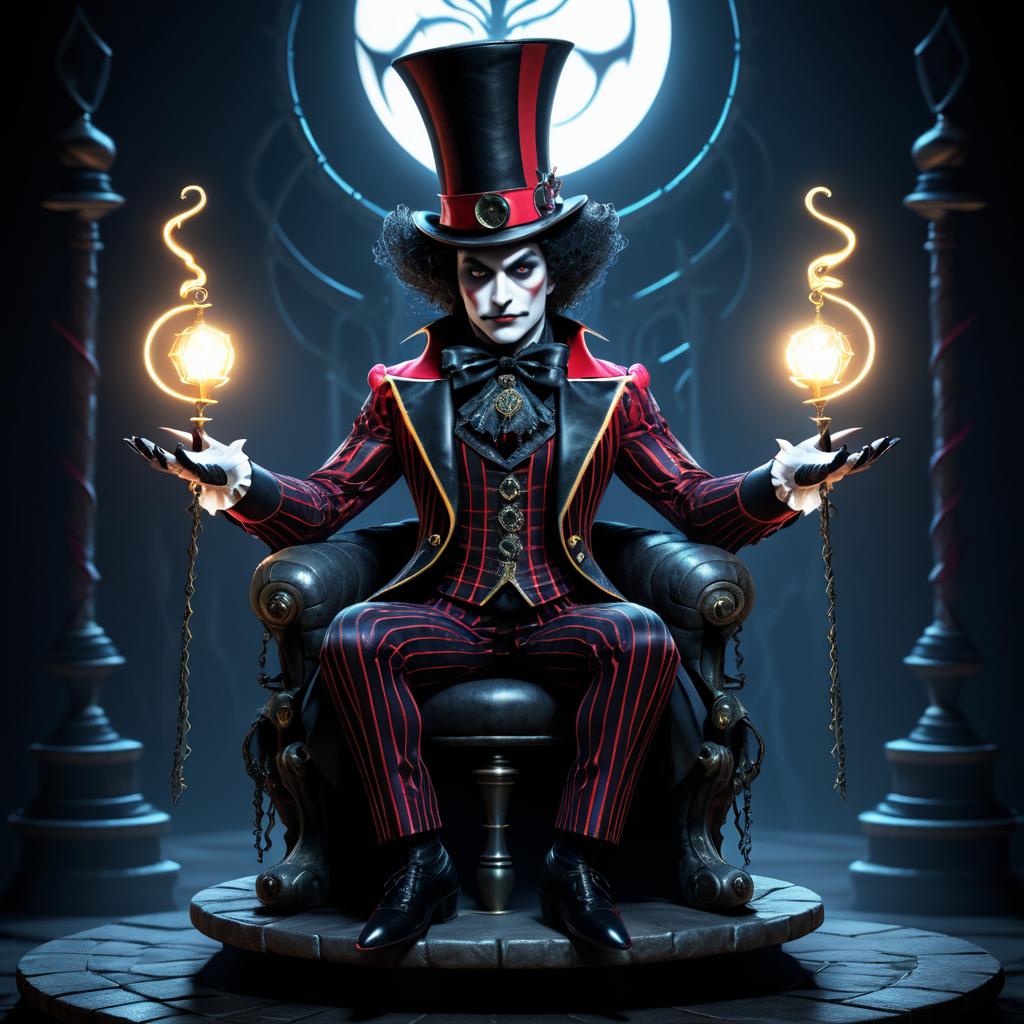 Tim Burton Inspired Twisted Ringmaster Design