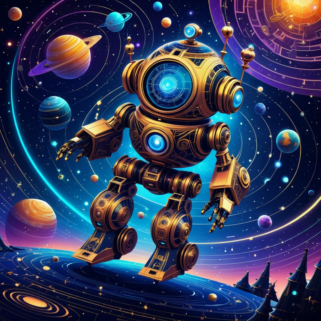 Baroque Robot in a Distant Galaxy