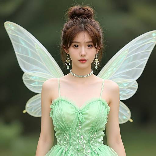 Realistic Tinkerbell Fairy Portrait