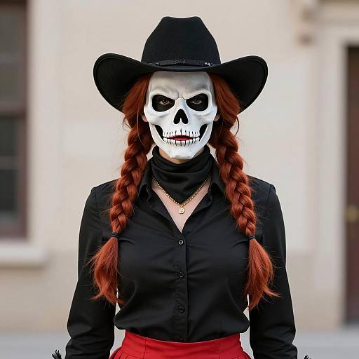 Photorealistic Gangster Halloween Costume Portrait