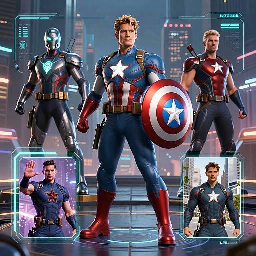 Futuristic Marvel Hero Generator