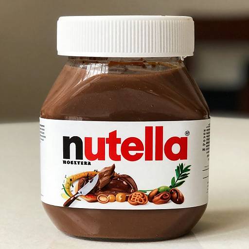 Nutella Spread Focused Image
