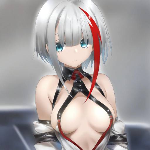 Illustration of Admiral graf spee (azur lane), azur lane in the style of Mitarashi kousei