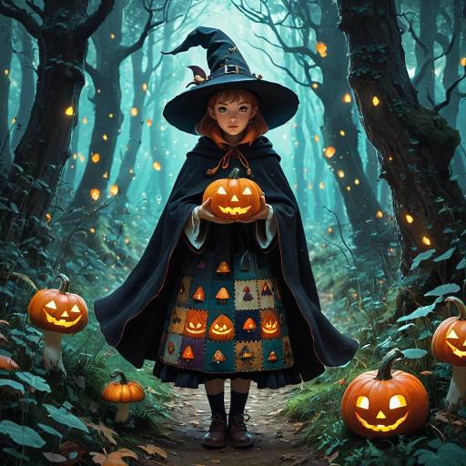 Charming Witch's Adventure in Enchanted Forest