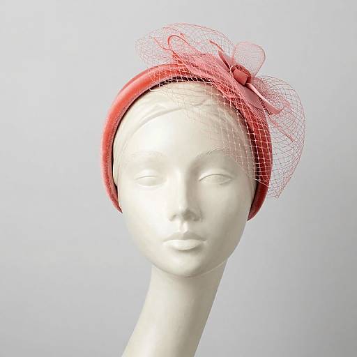Vintage 1980s Velvet Headband Hat