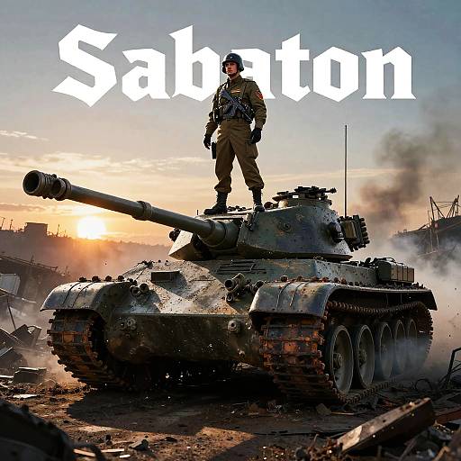 Sabaton Album Cover: Lone Soldier