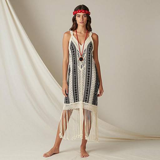Boho Macrame Festival Dress Photography