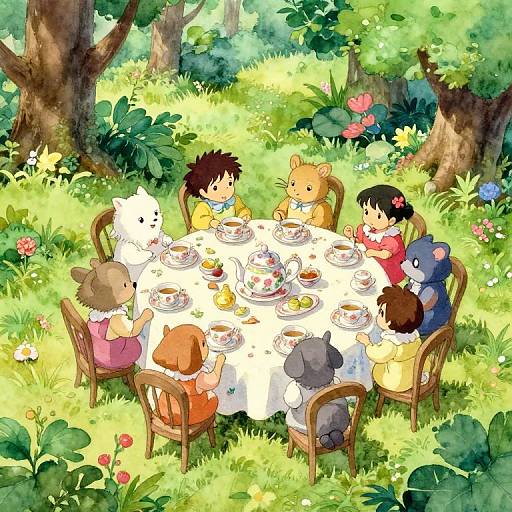 Whimsical Enchanted Forest Tea Party