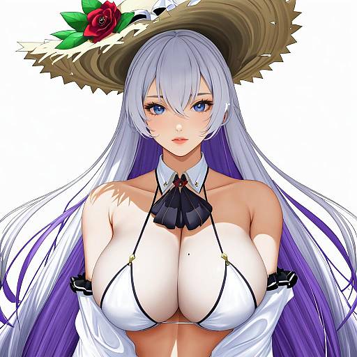 Illustration of Algerie (azur lane), azur lane in the style of Aetherion