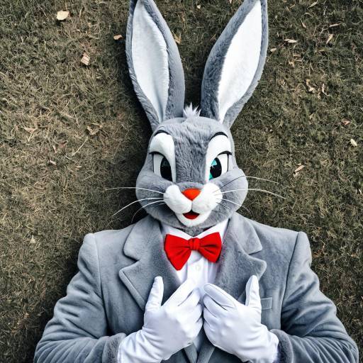 Bugs Bunny Cosplay in Cartoon Style