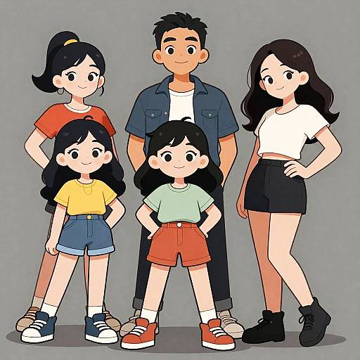 Playful Cartoon-Style Realistic Scene