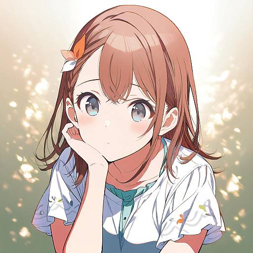 Illustration of Hanasato minori, project sekai in the style of Ayasugi tsubaki