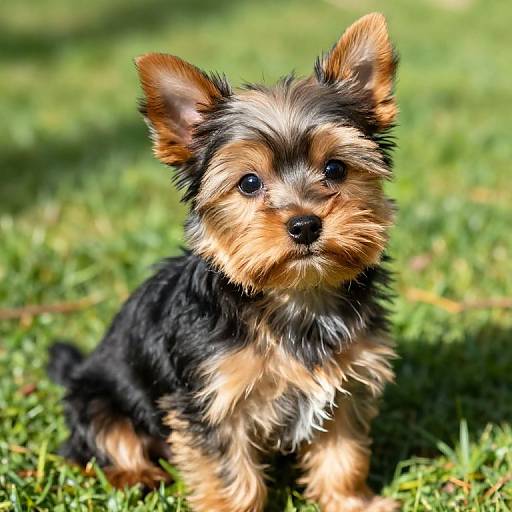 Photorealistic Yorkie Pinscher Puppy