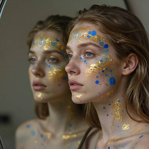 Sentient Mirror Revealing Future Self