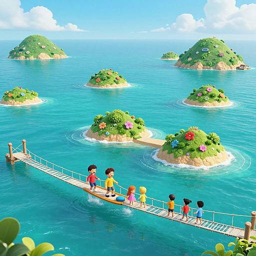Dreamlike Archipelago of Childhood Joy