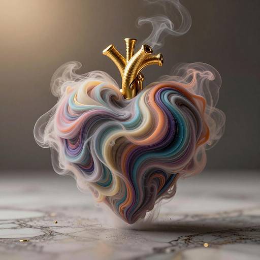 Hyperfluid Colorful Smoke Art Photography