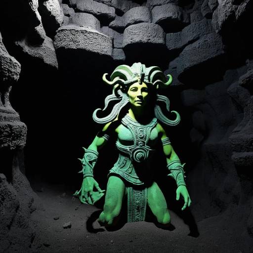 Gorgon in a Mysterious Cavern Gorgon in a Mysterious Cavern