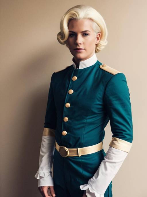 Man in Steven Armstrong Cosplay Costume