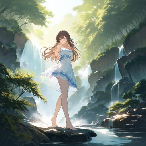 Serene Admiral in Nature's Embrace