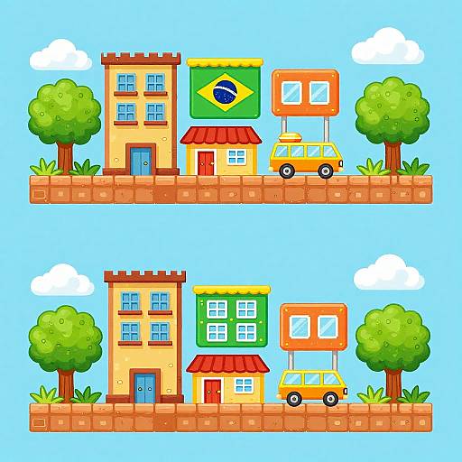 Festive South African Township Sprite Sheet