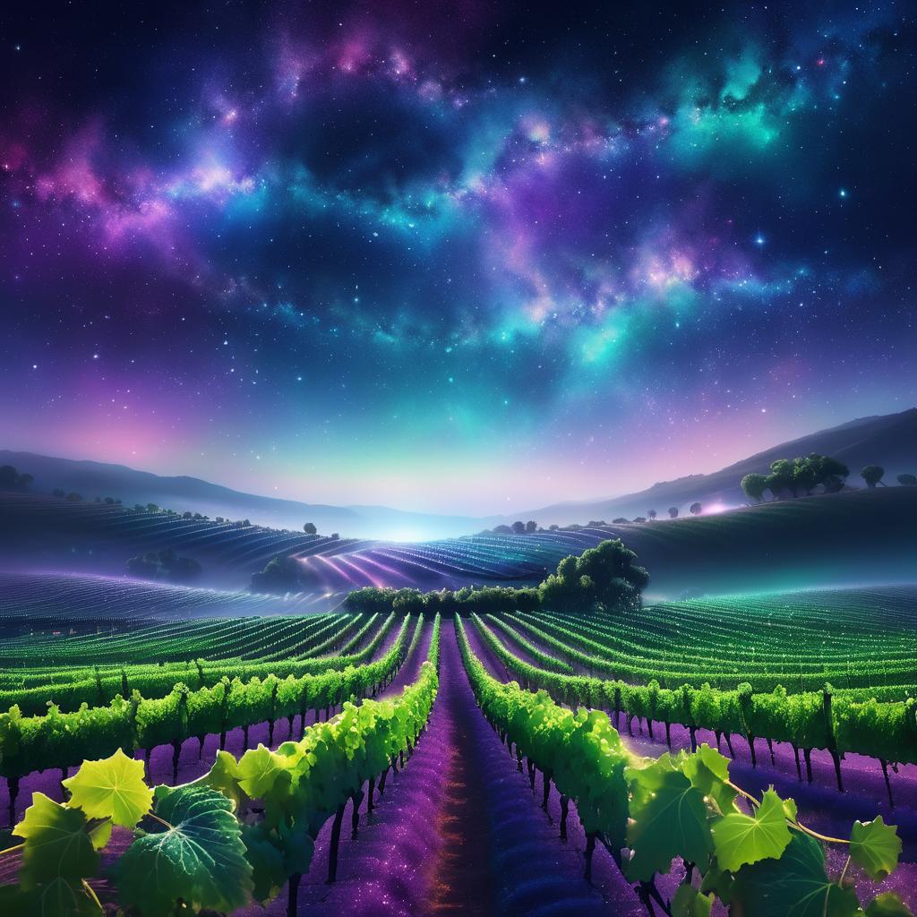 Cosmic Vineyard: Grapevines Among Stars