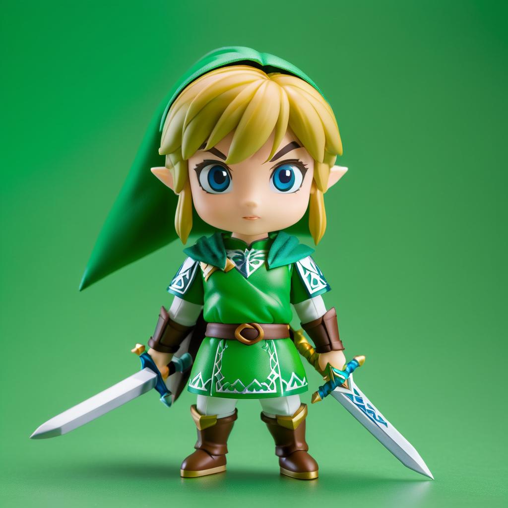 High-Quality Nendoroid Link Figure Photography