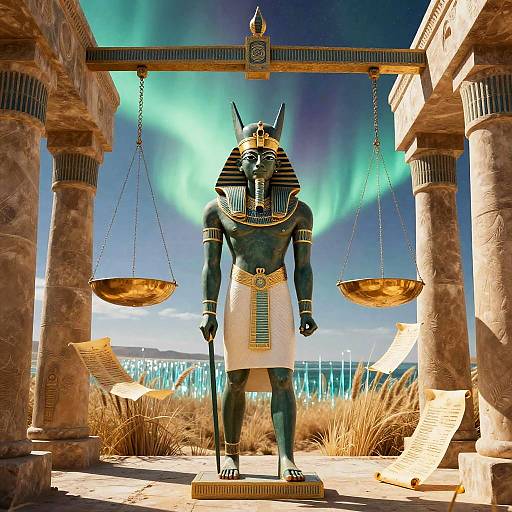 Osiris in the Obsidian Duat Hall