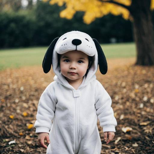 Charming Newborn Snoopy Costume Photo