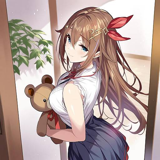 Illustration of Ankimo (tokino sora), hololive in the style of Senri gan