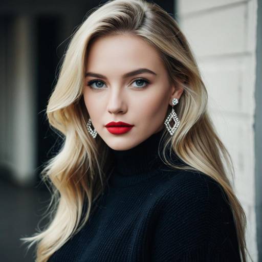 Elegant Fashion Portrait of a Young Woman