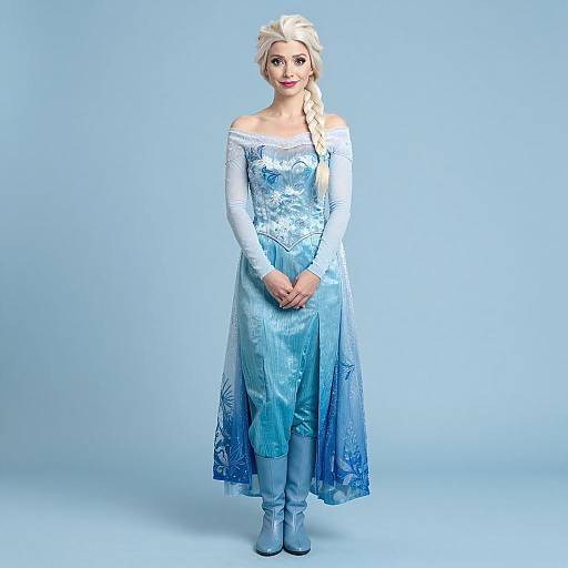 Adult Elsa Costume Photography Shoot