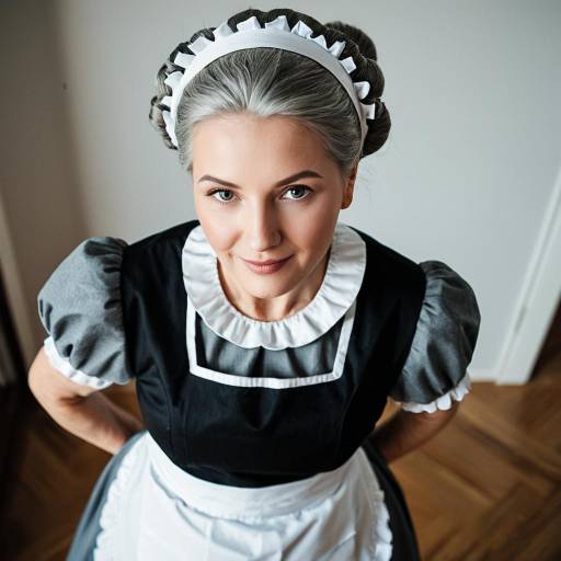 Mature German Maid Cosplay for Celebration