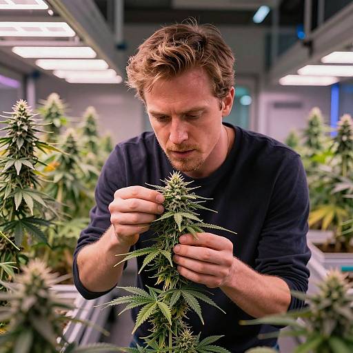 Leon Kennedy's Futuristic Cannabis Cultivation