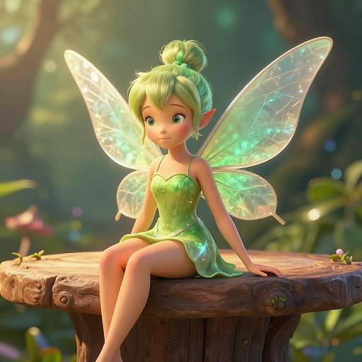 Rosetta Tinkerbell Fairy on Table