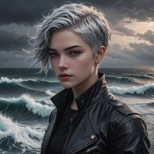 Mystical Beauty in a Stormy Setting