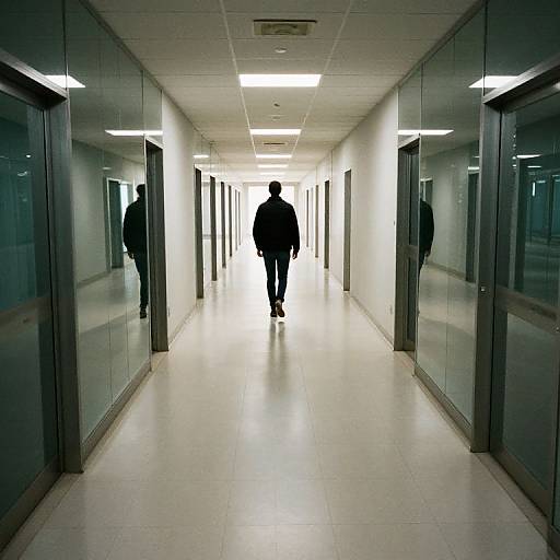 Endless Mirrored Corridor Journey