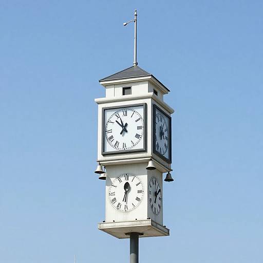 Surreal Floating Spoon Clocktower