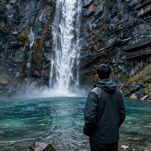 Alternate History at Obersee Waterfall