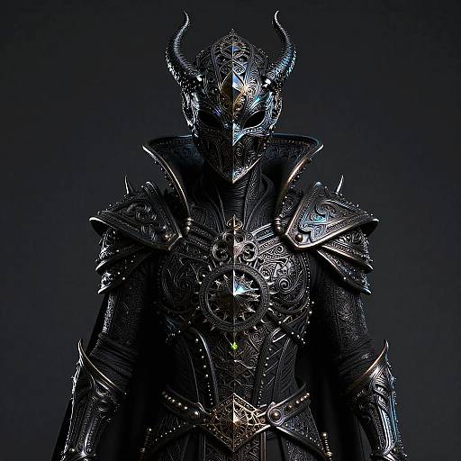 Malevolent Dread Knight in Alien Garb