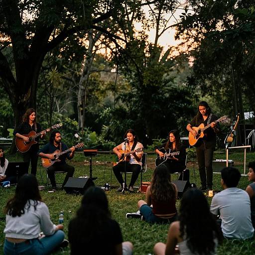 Caifanes Concert in Lush Mexican Forest
