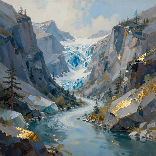 Ethereal Lacquered Fjord — Summer Arrival